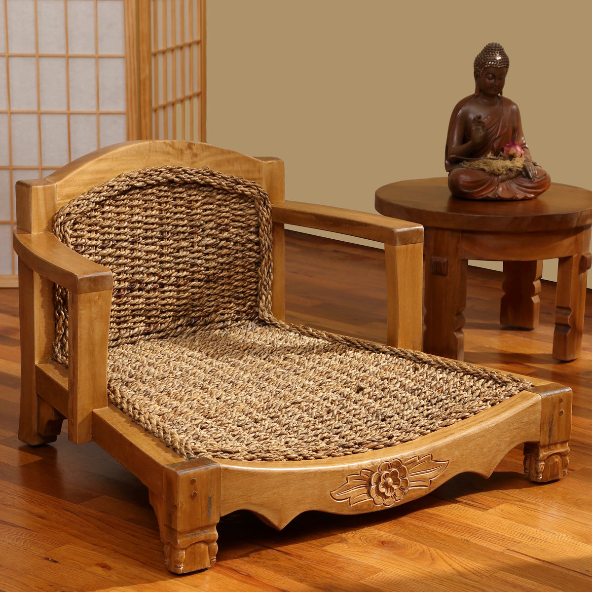 Harmony in Design Raja Meditation Chair Cream without cushion