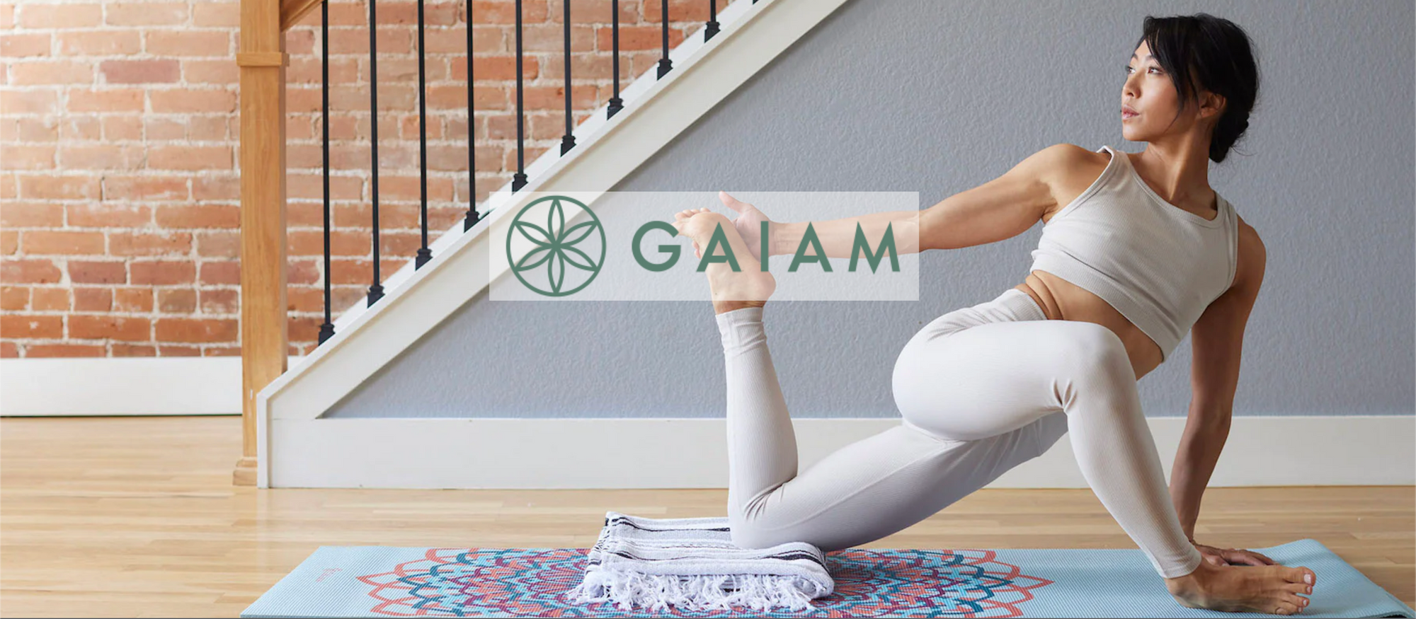 Gaiam Premium Yoga Mat - Pink Athenian (6mm) - Yahoo Shopping