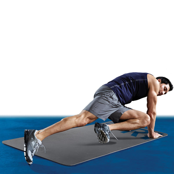 12mm Pro Fitness Mat in use