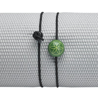 Gaiam Yoga Mat Band green around mat