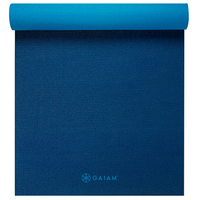 Midnight Blue Yoga Mat front view