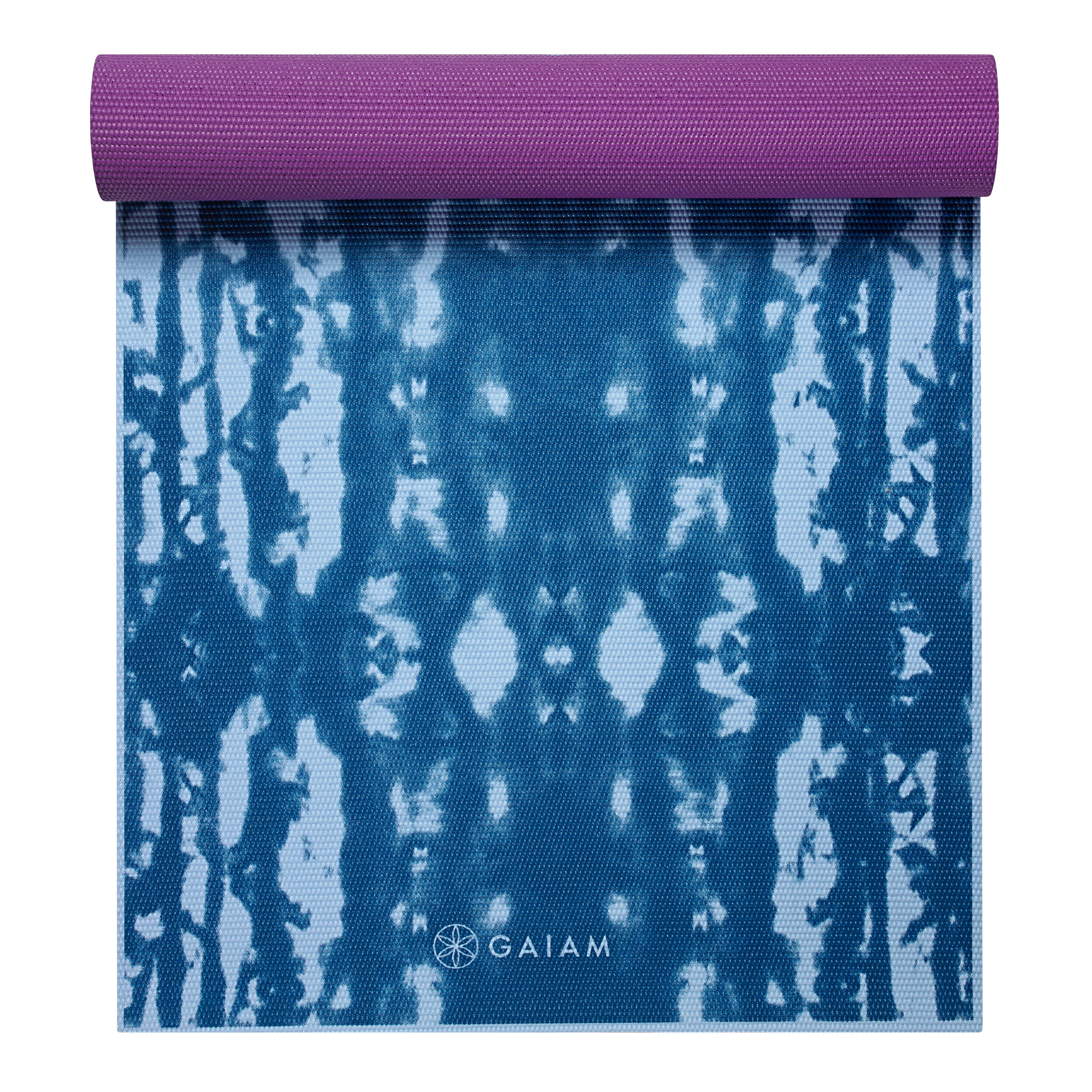 Wholesale - Gaiam Turquoise Premium Reversible Lotus Yoga Mat 6mm