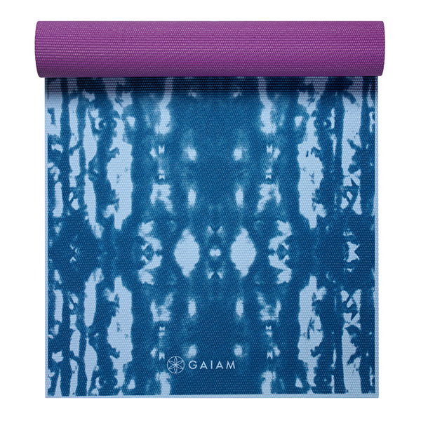 Premium Reversible Purple Illusion Yoga Mat (6mm)
