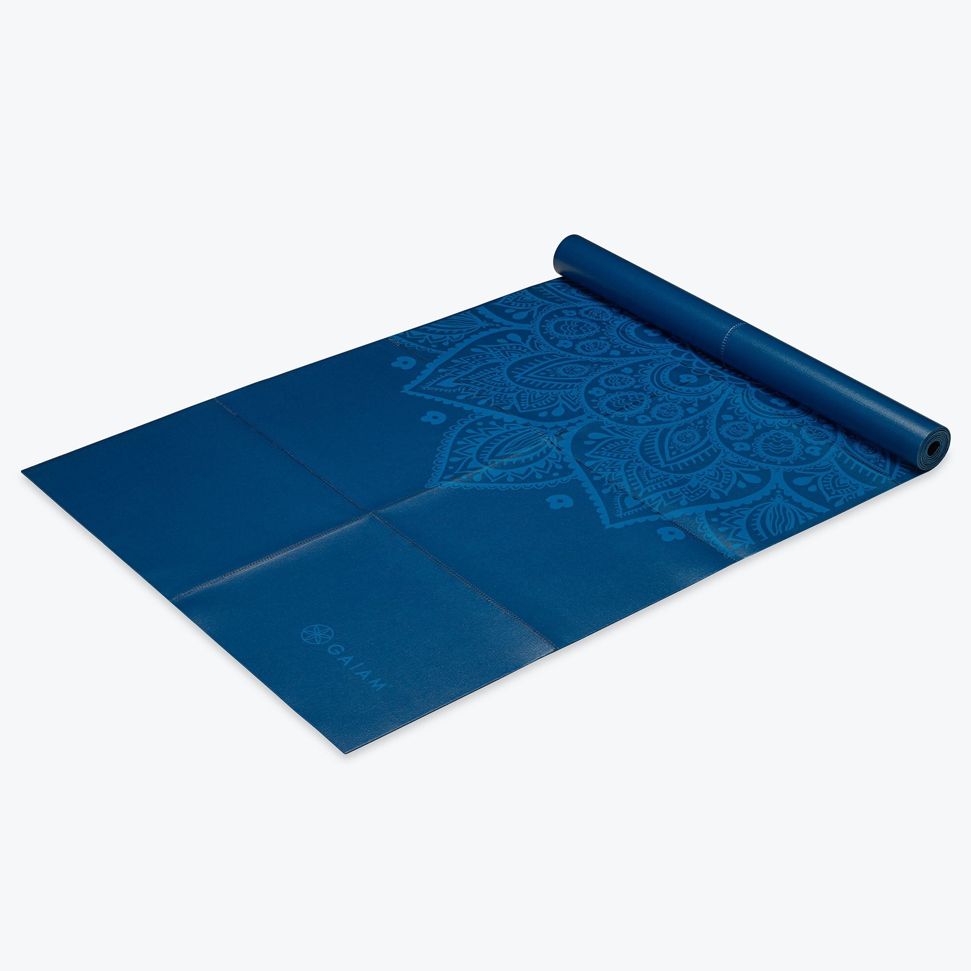 Gaiam Dry Grip Yoga Mat - Blue (5mm) : Target