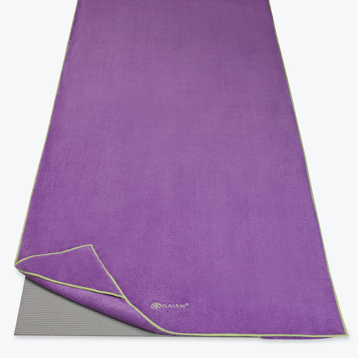 Stay-Put Yoga Towel on mat
