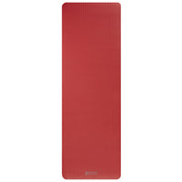 Gaiam Essentials Fitness Mat & Sling (10mm) red flat
