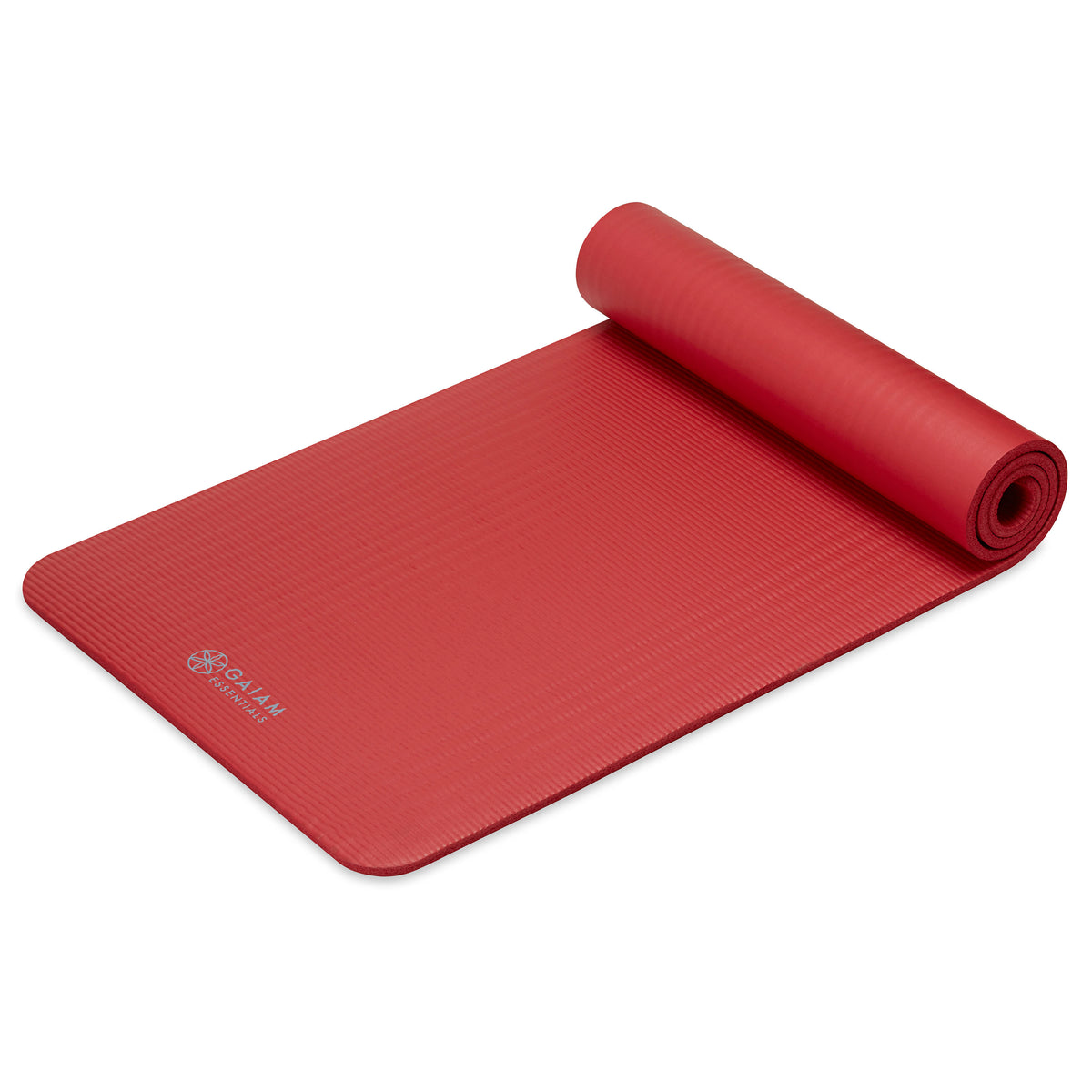 Green Red Thick Yoga Mat, 10mm Green Red Mat