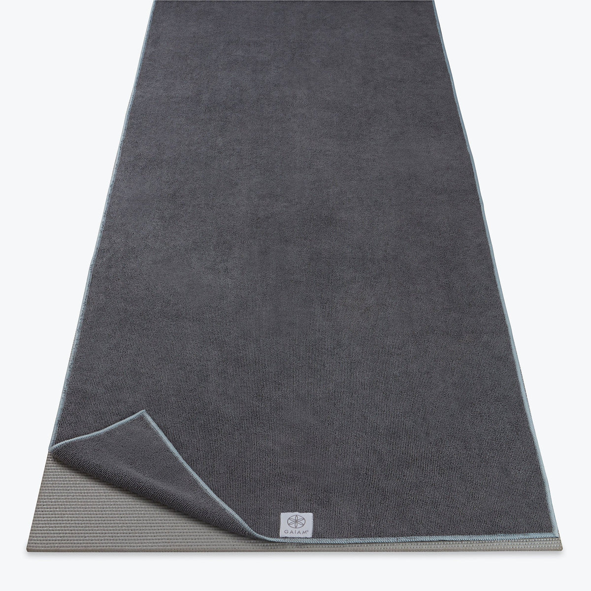 Yoga Mat Towel in Folkstone Gray