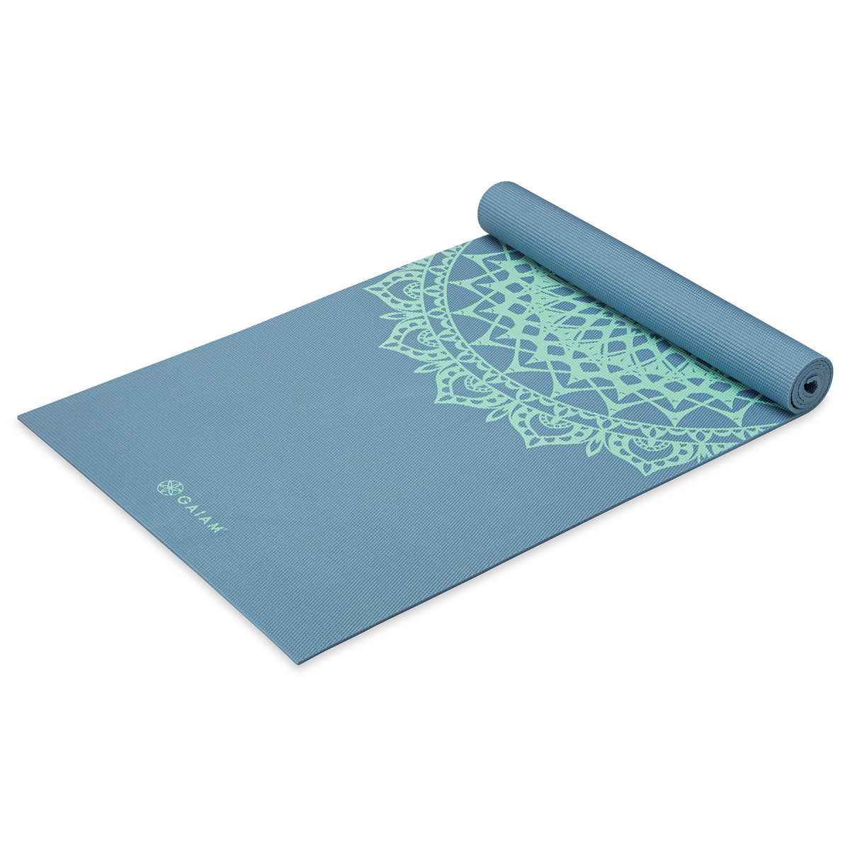 Printed Marrakesh Yoga Mat (5mm) angled