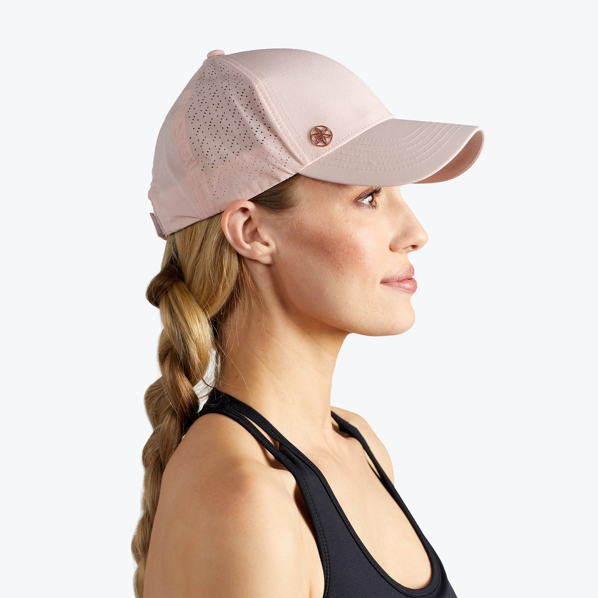 Cruiser Breathable Nova Hat pink on model side view