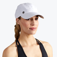 Classic Fitness Hat white on model