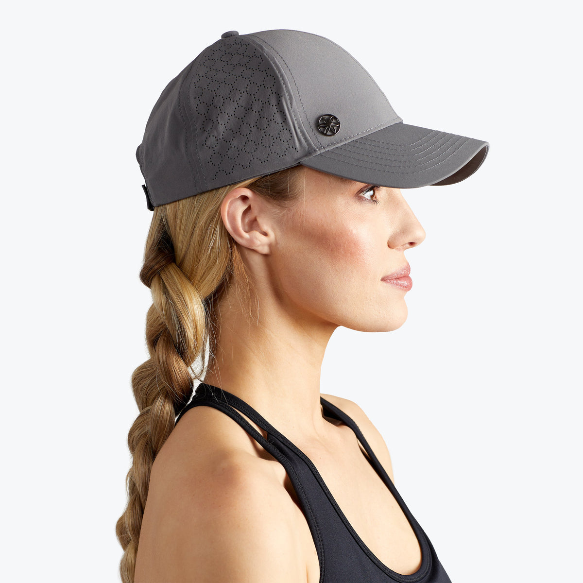 Cruiser Breathable Sol Hat grey side view