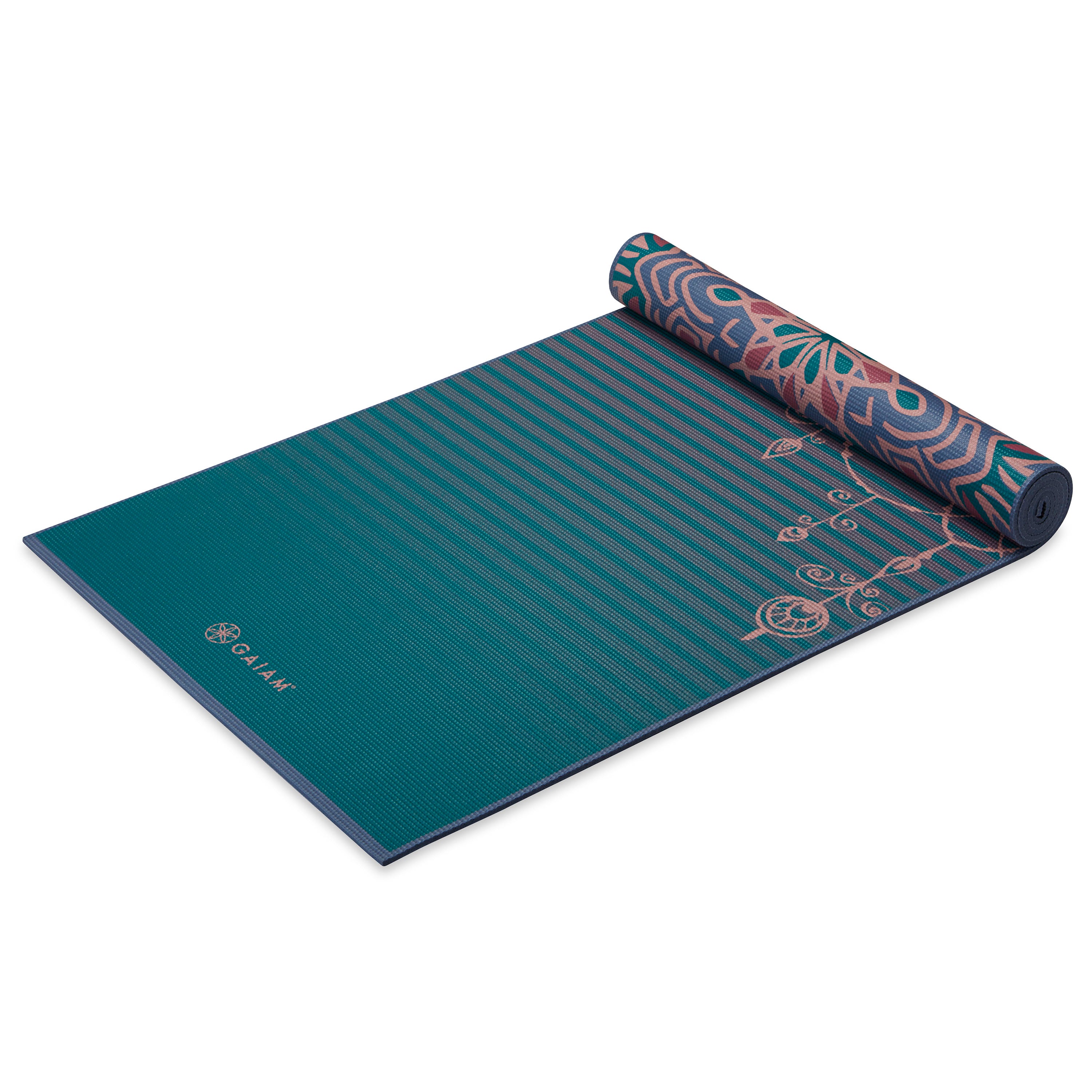 Gaiam Reversible Yoga Mat Fun Pattered Yoga Mat GetACTV