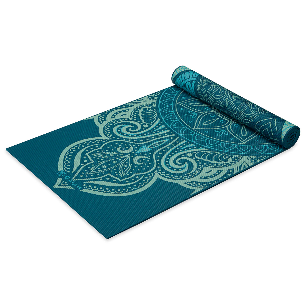 Buy Gaiam 6mm Premium Reversible Print Yoga Mat Kaleidoscope Sea at