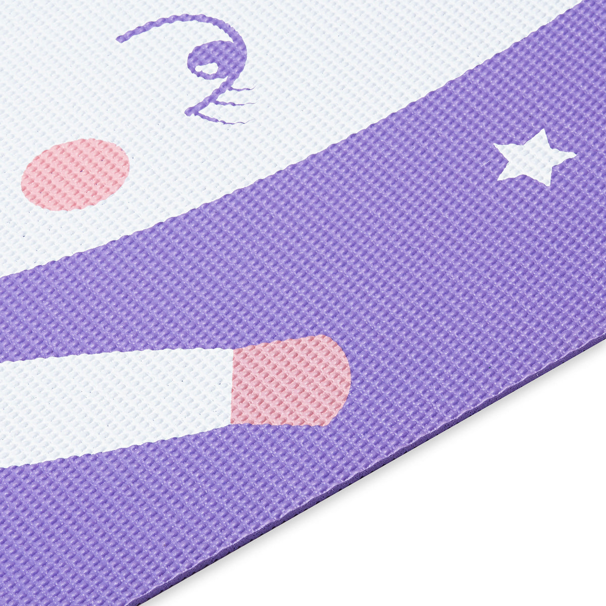 Kids Twinkle Toes Yoga Mat (3mm) up close