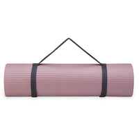 Gaiam Fitness Mat (10mm) Purple rolled