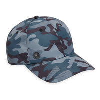 Classic Fitness Hat Blue Camo front angle