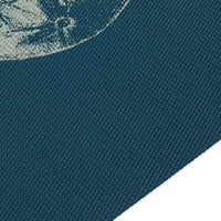 Premium Reversible Lunar Wave Yoga Mat (6mm) texture closeup