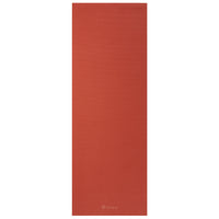 Gaiam Classic Solid Color Yoga Mats (5mm) Sunburnt flat