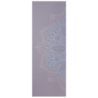 Gaiam Printed Point Yoga Mat (5mm) Dusty Purple Point flat