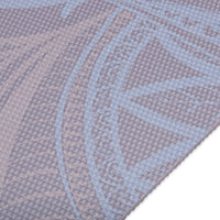 Gaiam Printed Point Yoga Mat (5mm) Dusty Purple Point closeup