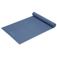 Gaiam Classic Solid Color Yoga Mats (5mm) High tide top rolled angle
