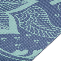 Gaiam High Tide Swirl Yoga Mat (5mm)  closeup