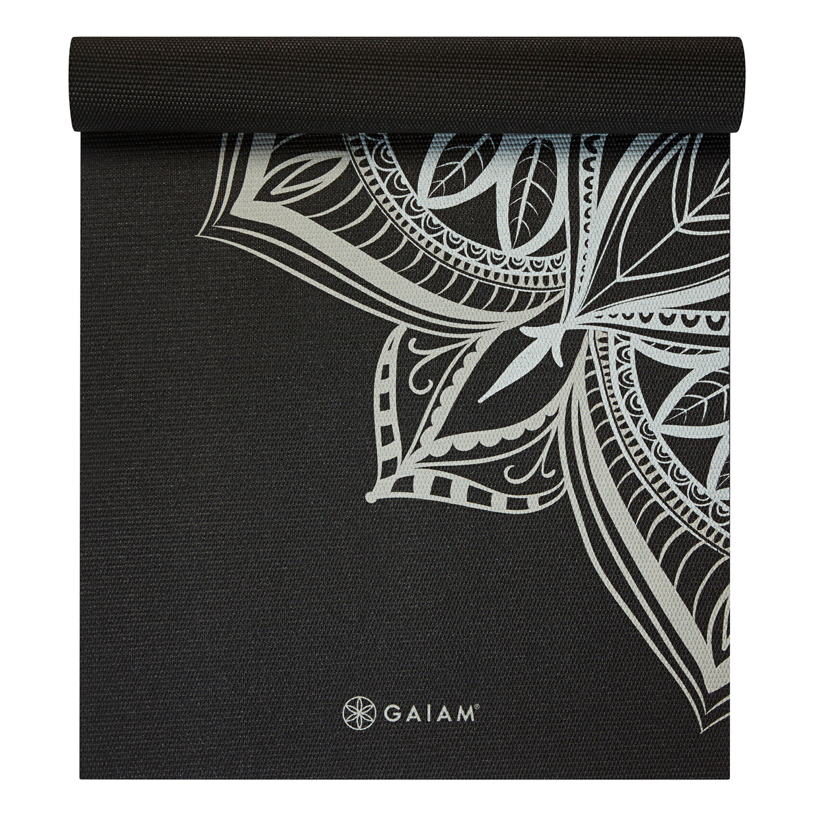 Gaiam Premium Yoga Mat - Black Midnight Mandala (6mm) : Target