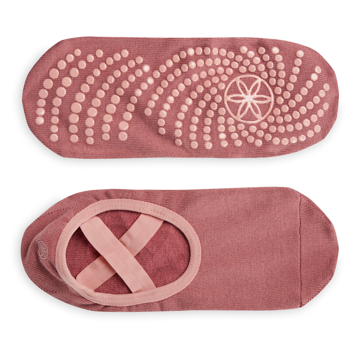  Gaiam Yoga Barre Socks - Grippy Non Slip Sticky Toe Grip  Accessories For Women & Men - Pure Barre