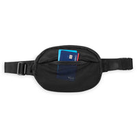 Go For It Waist Pack Black back with fill