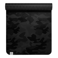 Camo Performance Dry-Grip Yoga Mat (5mm) top rolled