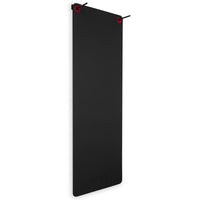 71" long and 3/8" thick hanging mat on rack