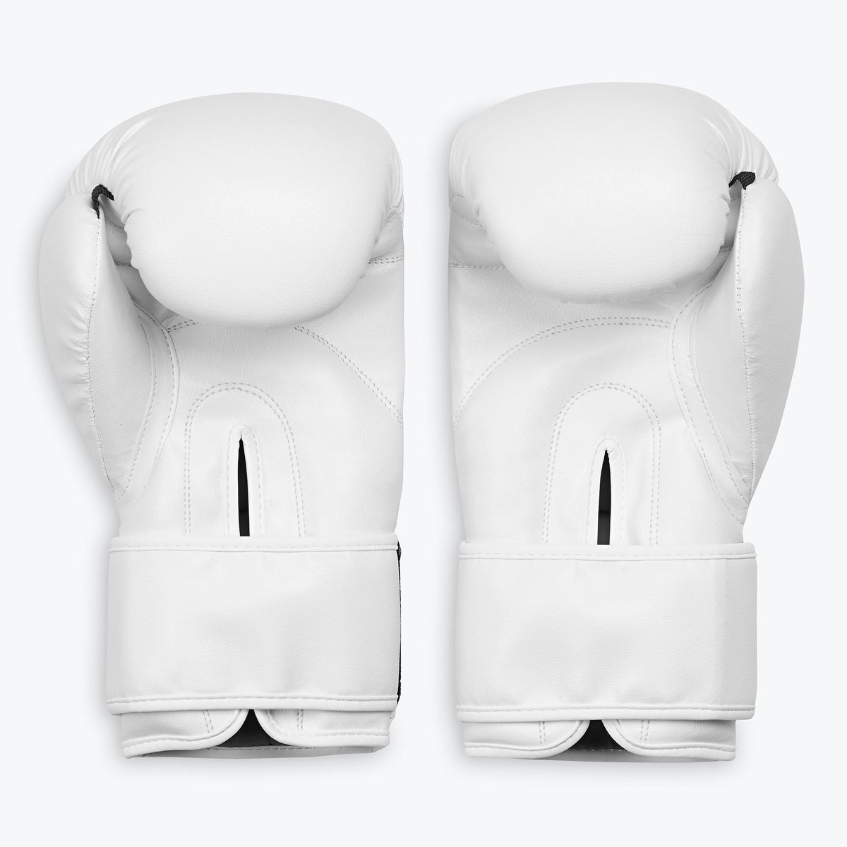 white boxing gloves front view