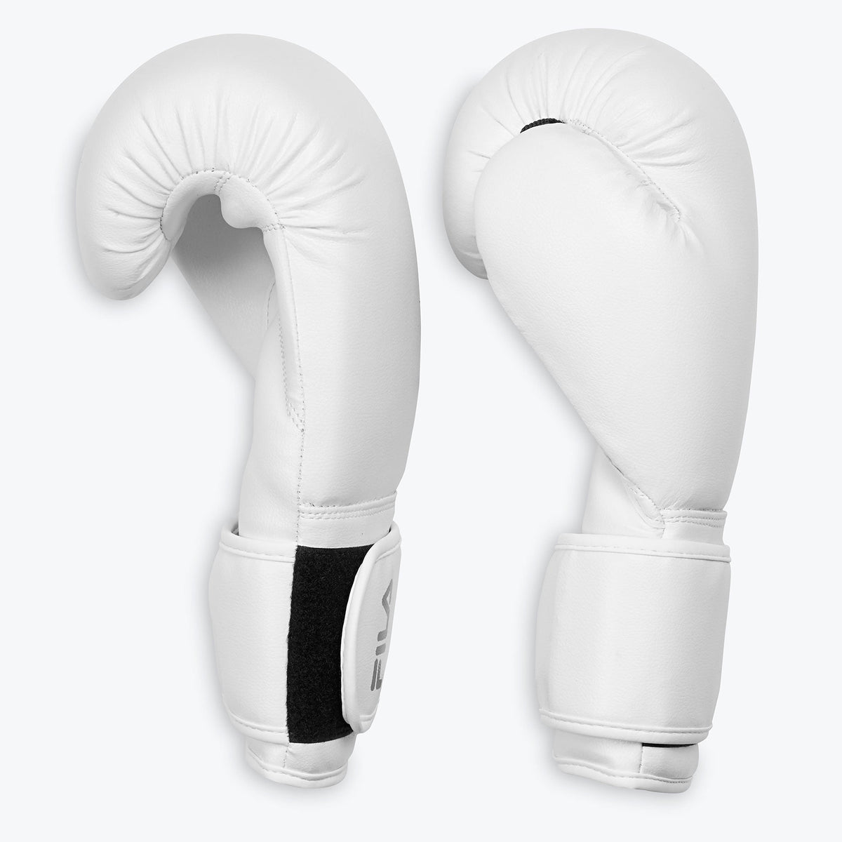 white boxing gloves from the side