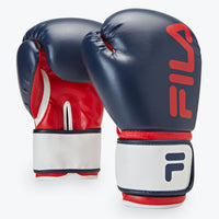 navy boxing gloves side view