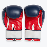 navy boxing gloves front view