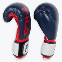 navy boxing gloves from the side
