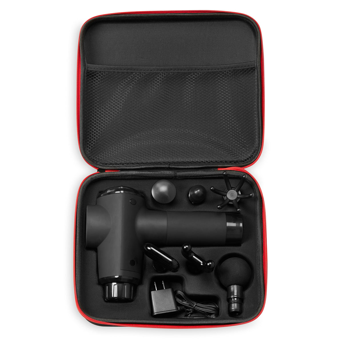 Heliofit Recovr XT Percussion Massage Gun packable case