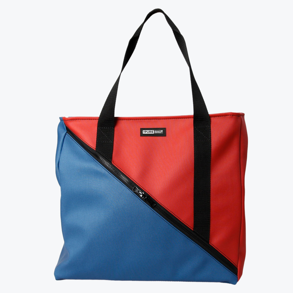 bennett bag in red and blue