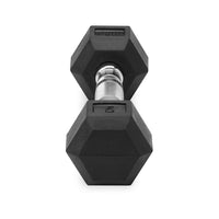 6-sided hex weights 5lbs angled view