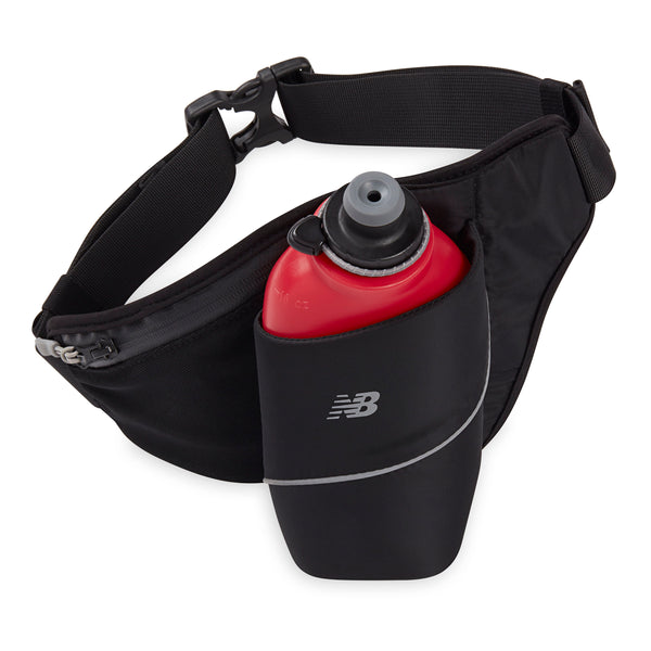 New Balance Triangle Hydration Pack front with bottle