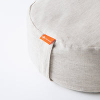 Mod Meditation Cushion Natural Linen Handle