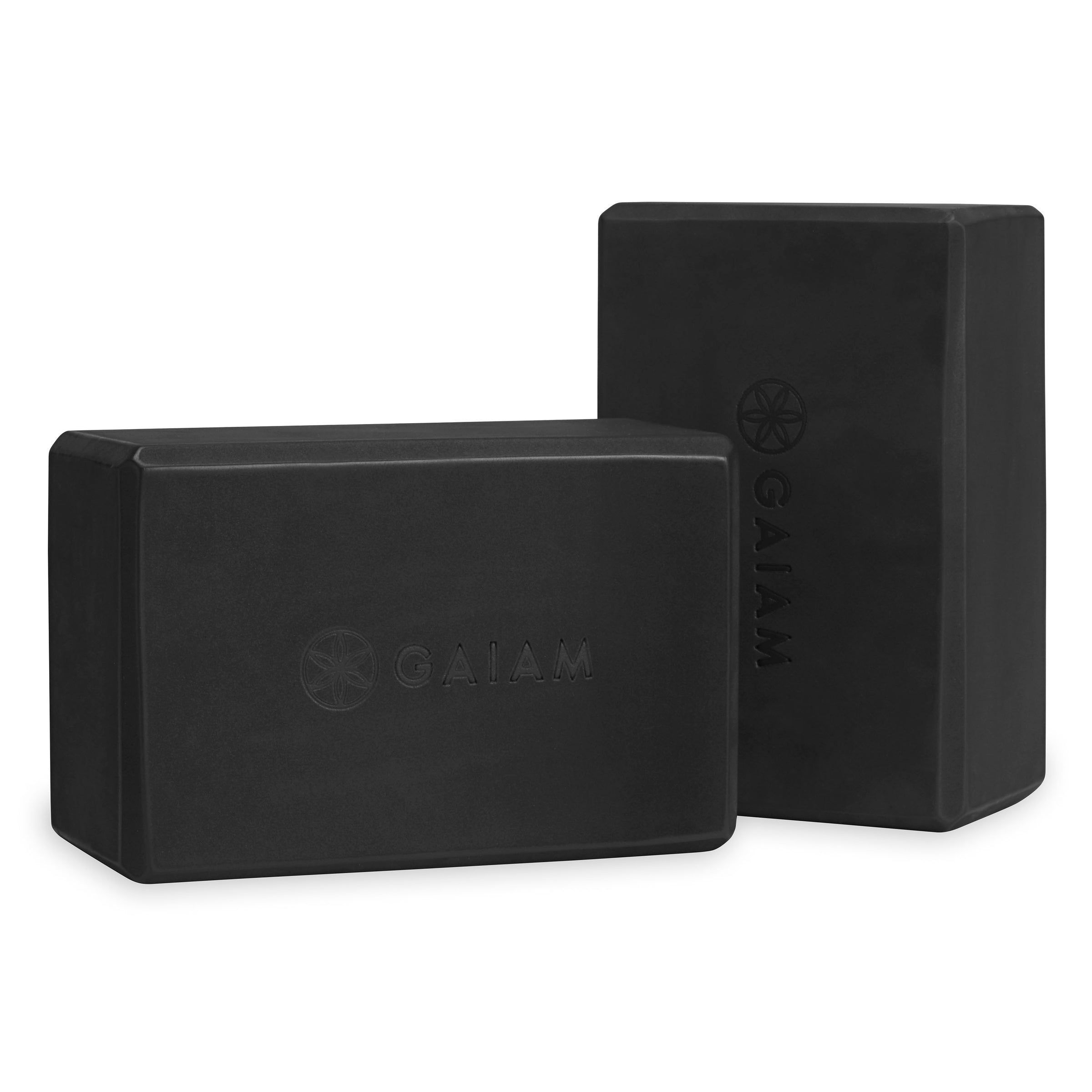  Gaiam Essentials Yoga Block 2 Pack & Yoga Strap Set, Deep  Purple, 9 W x 6 H x 4 D : Sports & Outdoors
