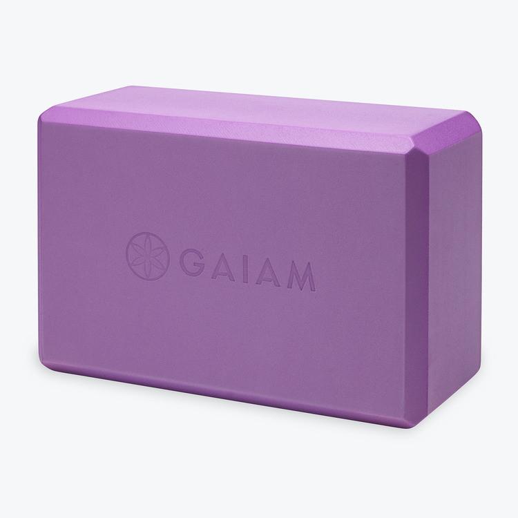 Gaiam Yoga Block - Supportive Latex-Free EVA Foam Soft Non-Slip Surface for  Yoga, Pilates, Meditation (Blue Shadow Point) - Yahoo Shopping
